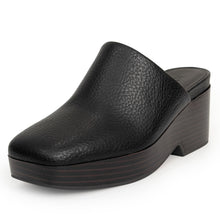 Chata | Black Tumbled Faux Leather