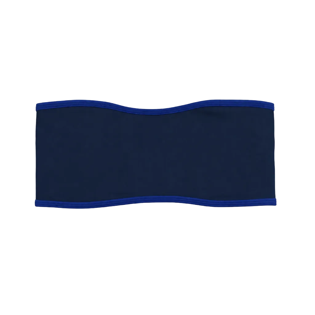 All Around Bandeau | Navy w/ Royal Blue Contrast
