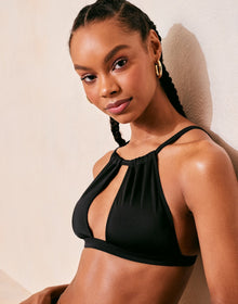 Adore Me Dallys in color Jet Black and shape two piece