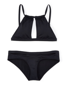 Adore Me Dallys in color Jet Black and shape two piece