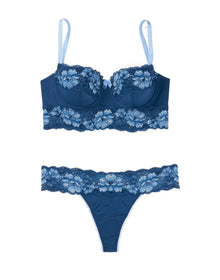 Adore Me Candi in color Estate Blue and shape balconette