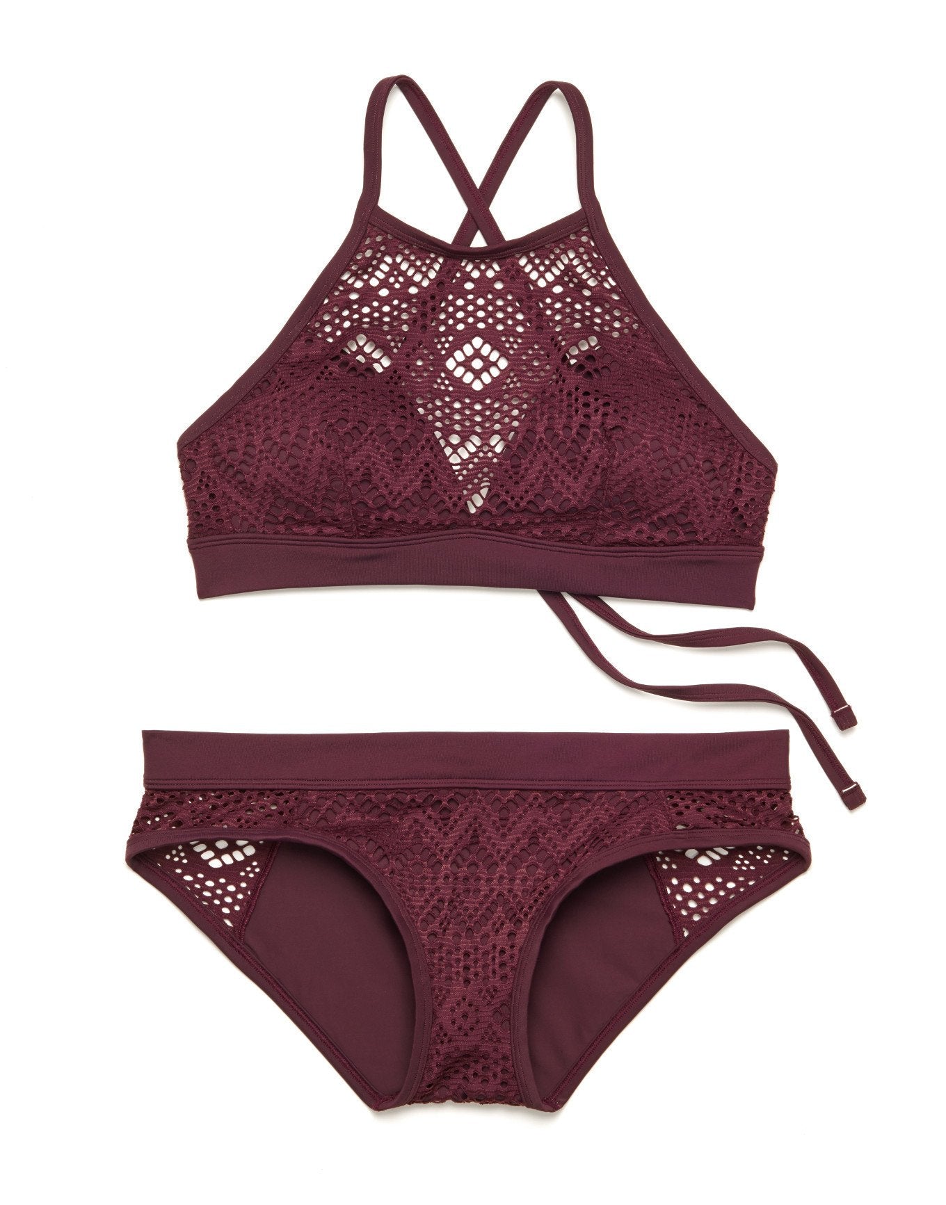 Adore Me Veronna in color Winetasting and shape two piece