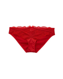 Adore Me Hannalee Bikini in color Barbados Cherry and shape bikini