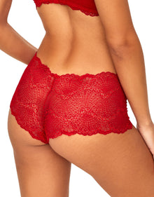 Adore Me Hannalee in color Barbados Cherry and shape hipster