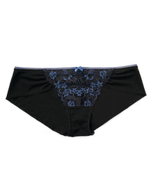 Adore Me Jana Hipster Panty in color Jet Black and shape hipster