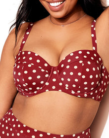 Adore Me Vivien Bikini in color Coin Dot C02 and shape two piece