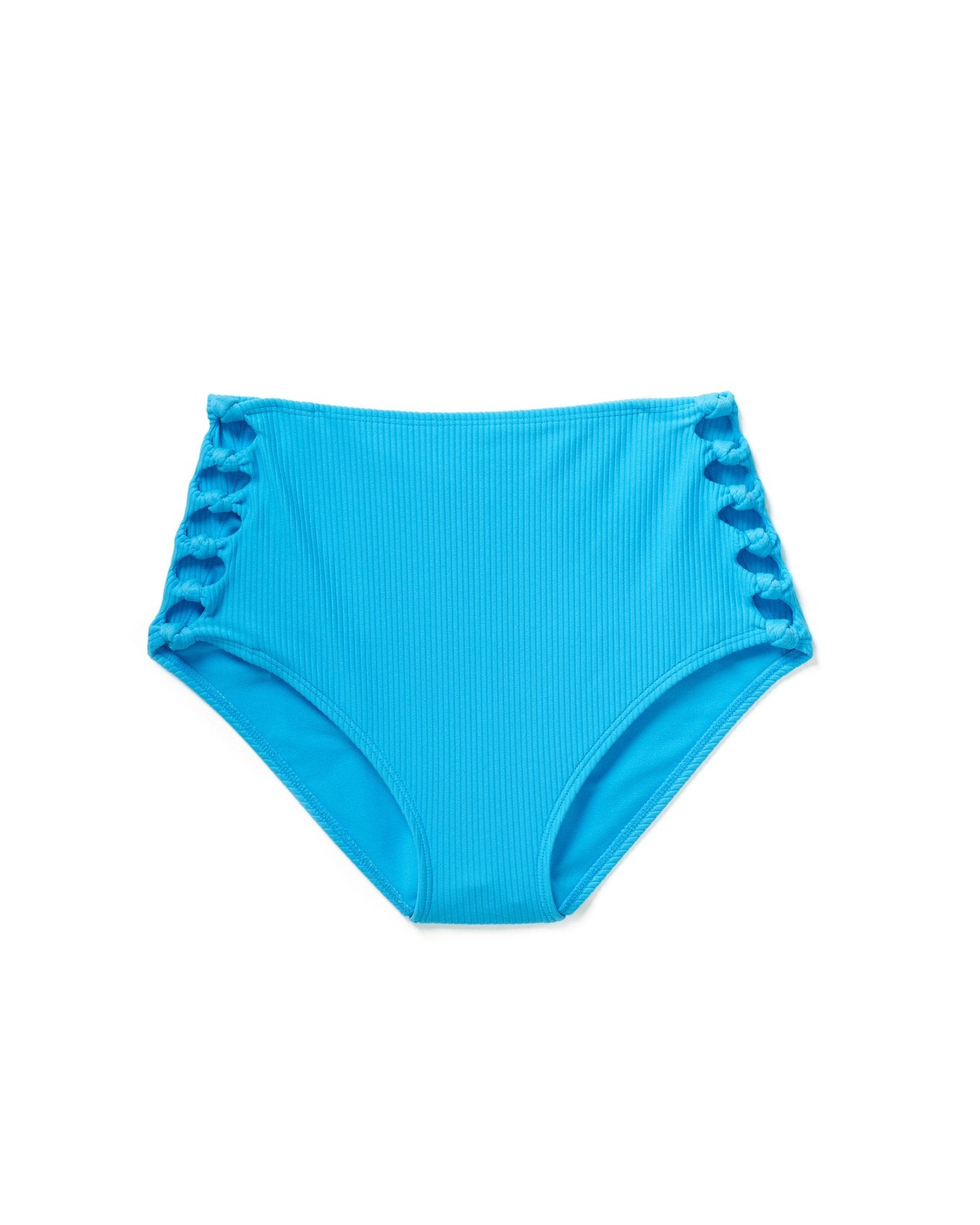 Adore Me Doara High-Waist Bikini in color Aquarius and shape high waisted