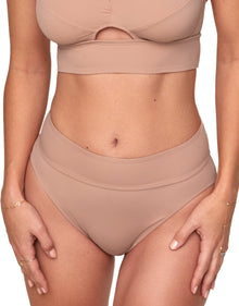 Adore Me Fatima High Cut Bikini in color Cafe Creme (Cafe Creme) and shape high cut