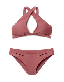 Adore Me Demi Bikini in color Withered Rose and shape bikini