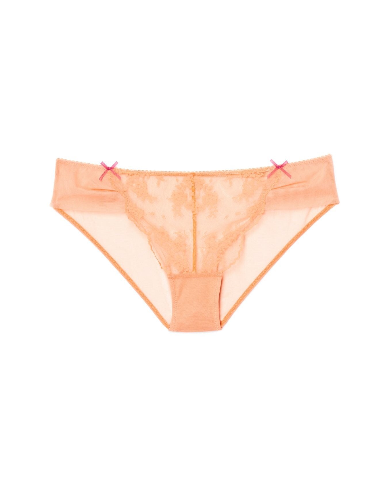 Adore Me Clera Bikini Panty in color Mock Orange and shape bikini