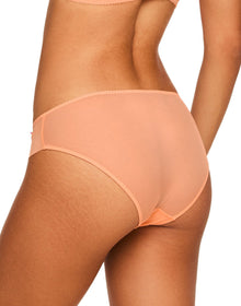 Adore Me Clera Bikini Panty in color Mock Orange and shape bikini