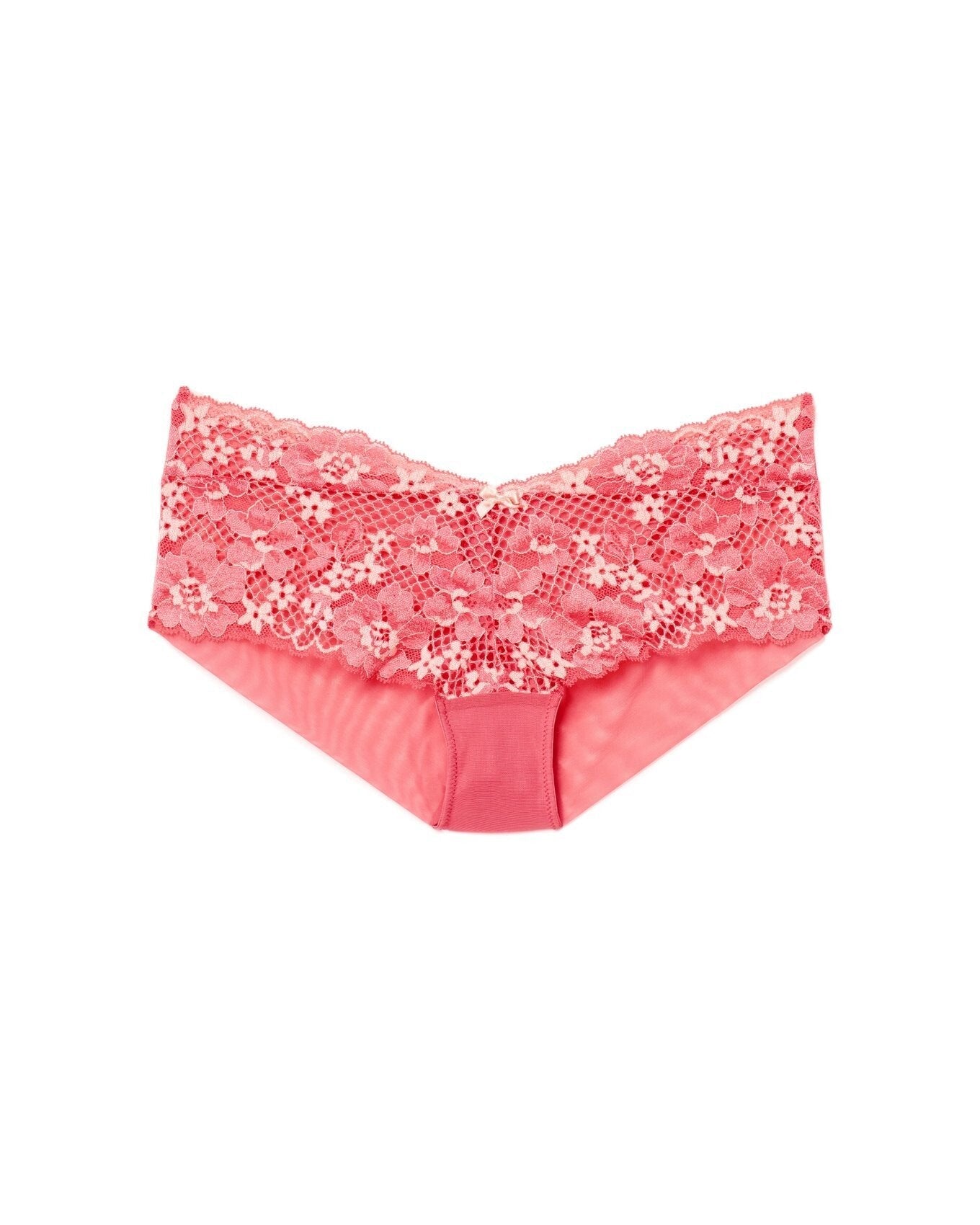 Adore Me Cinthia Hipster Panty in color Sunkist Coral and shape hipster