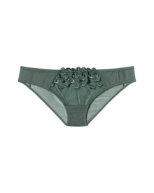 Adore Me Tiana Panty in color Jungle Green and shape bikini