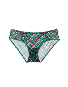 Adore Me Gabby Hipster Panty in color Plaid Tidings C02 and shape hipster