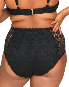 Adore Me Lianne in color Jet Black and shape high waisted