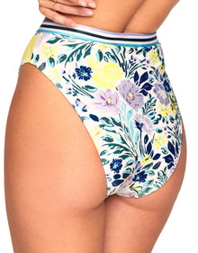 Adore Me Gisele High-Waist Bikini in color Paradise Bouquet C02 and shape high cut