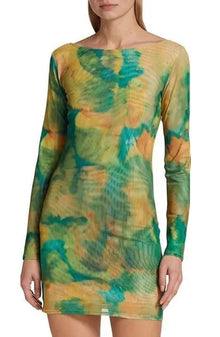 Andrea Mini Dress | Acid Tie Dye