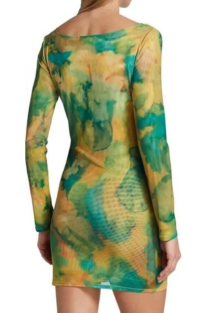 Andrea Mini Dress | Acid Tie Dye