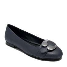 Paradise Casual Flat | Navy Faux Soft Nappa