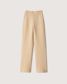 Womens | Shad Knitted Straight-Leg Pants | Cream