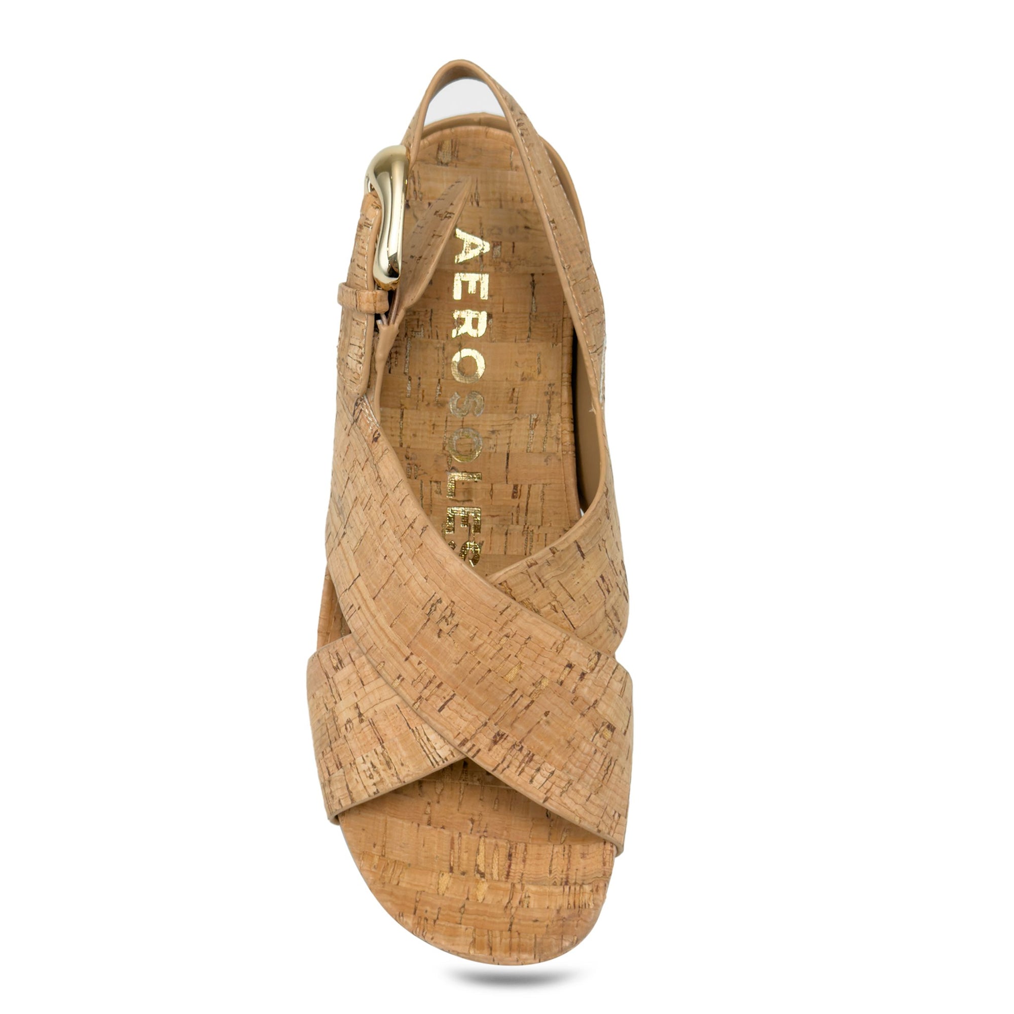 Chrystie Sandal Block Heel | Natural Cork