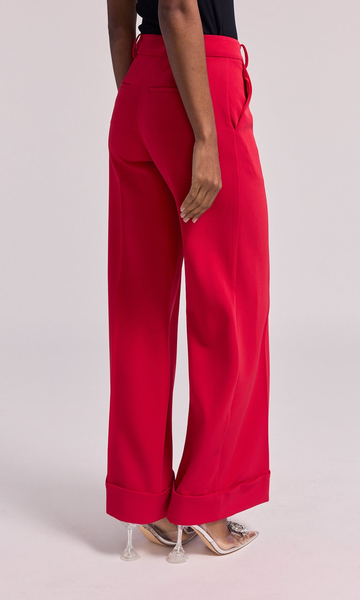 Mavis Crepe Pants | Rouge