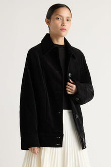 Charlotte | Barry Corduroy Button Jacket in Size Small