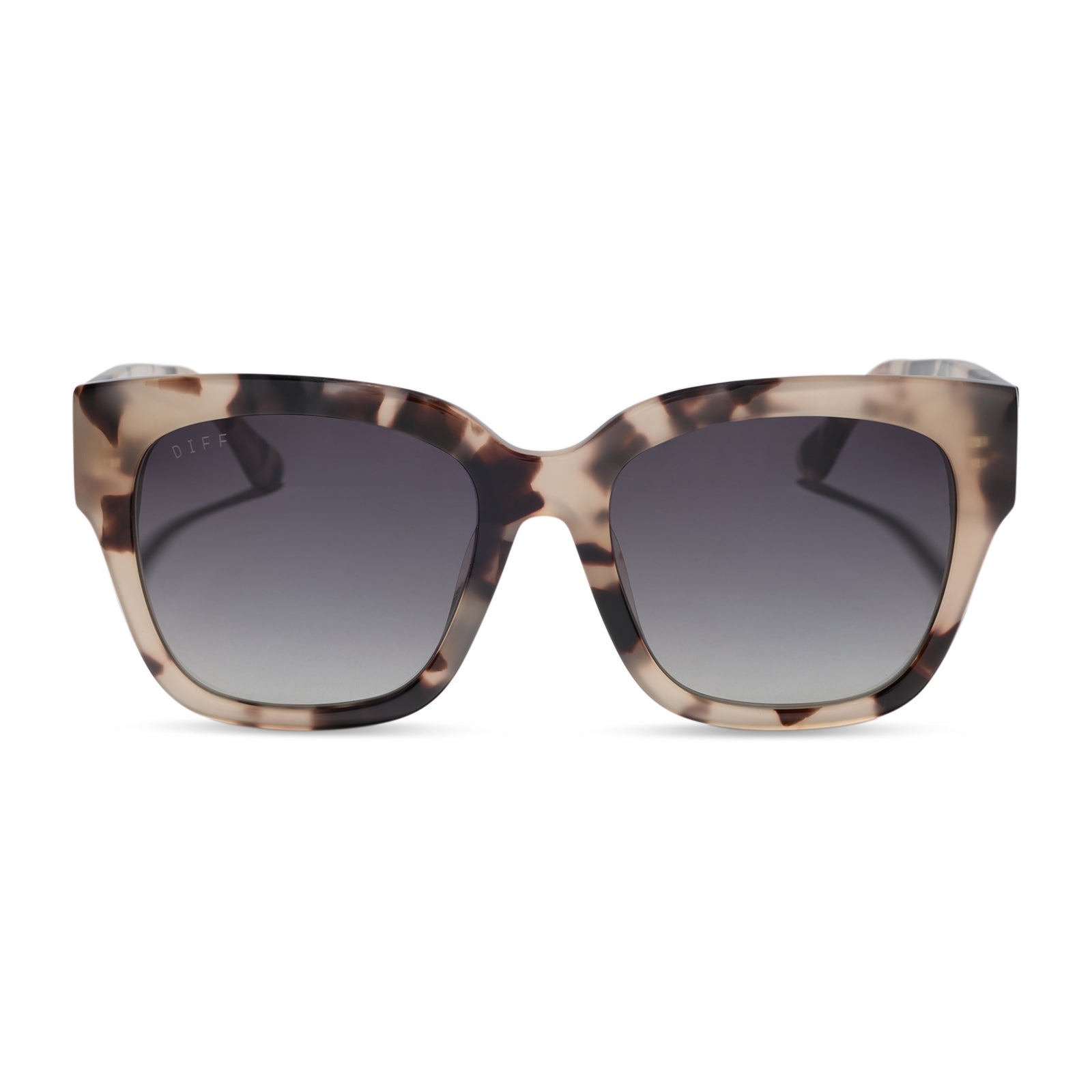 Womens | Bella II Sunglasses | Cream Tortoise | Grey Gradient Lenses