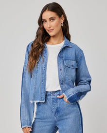 Billie Tacked Sleeve Denim Jacket | Vintage Laguna Wash