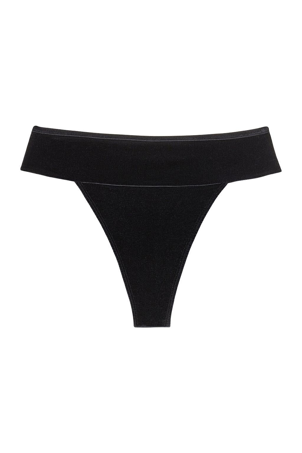 Tamarindo Binded Bikini Bottom | Black Velvet