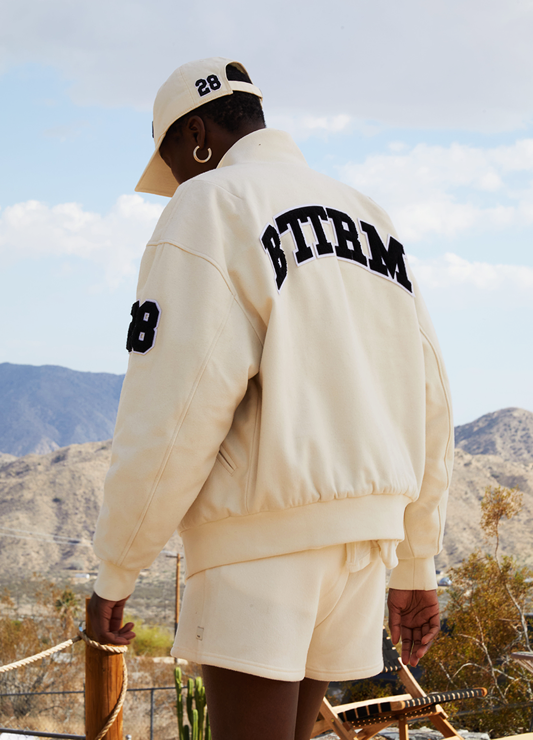 Better League Varsity Jacket | Creamy White