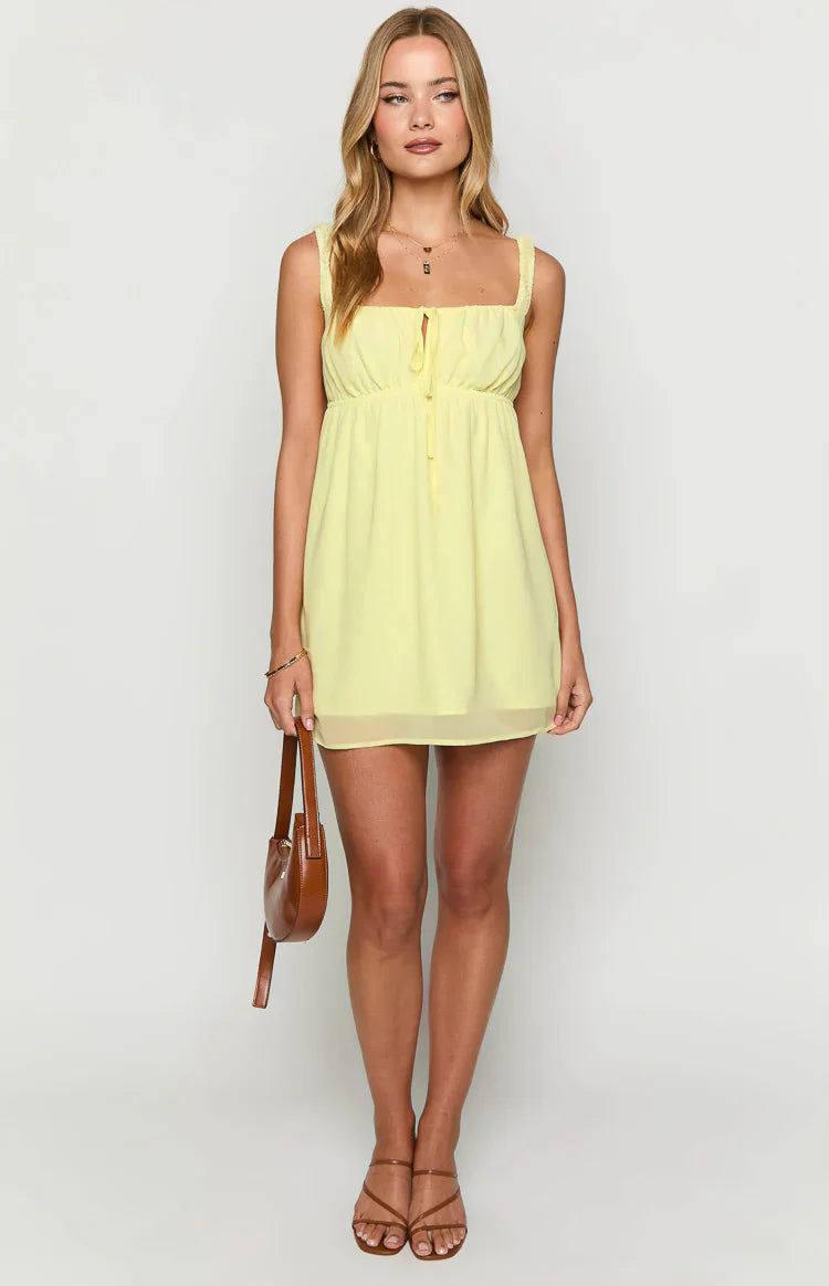 Brooke Mini Dress | Yellow