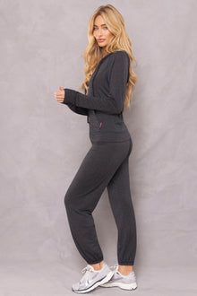 Women | Butter Terry Slouchy Pull-On Jogger | Black