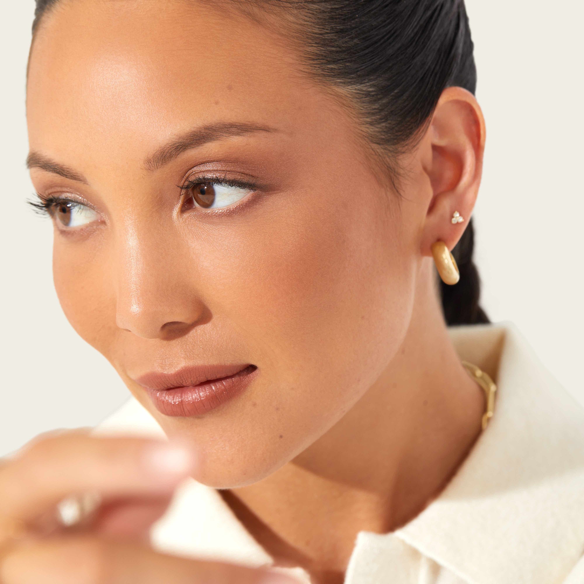 Womens | Dome Hoops | 18K Gold Vermeil