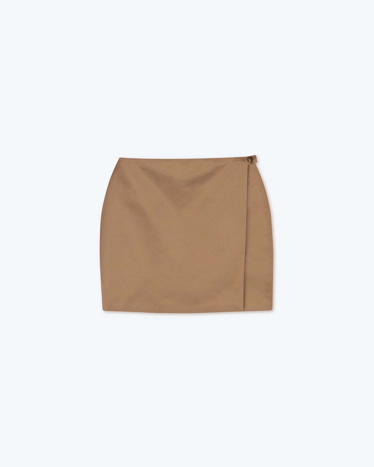 Womens | Svana Wrap Mini Skort | Fossil Brown