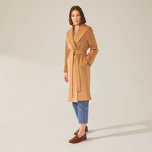 Womens | Brigette Cashmere-Wool Robe | Camel