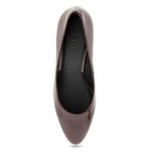 Betsy Dress Pump | Merlot Faux Crinkle Patent