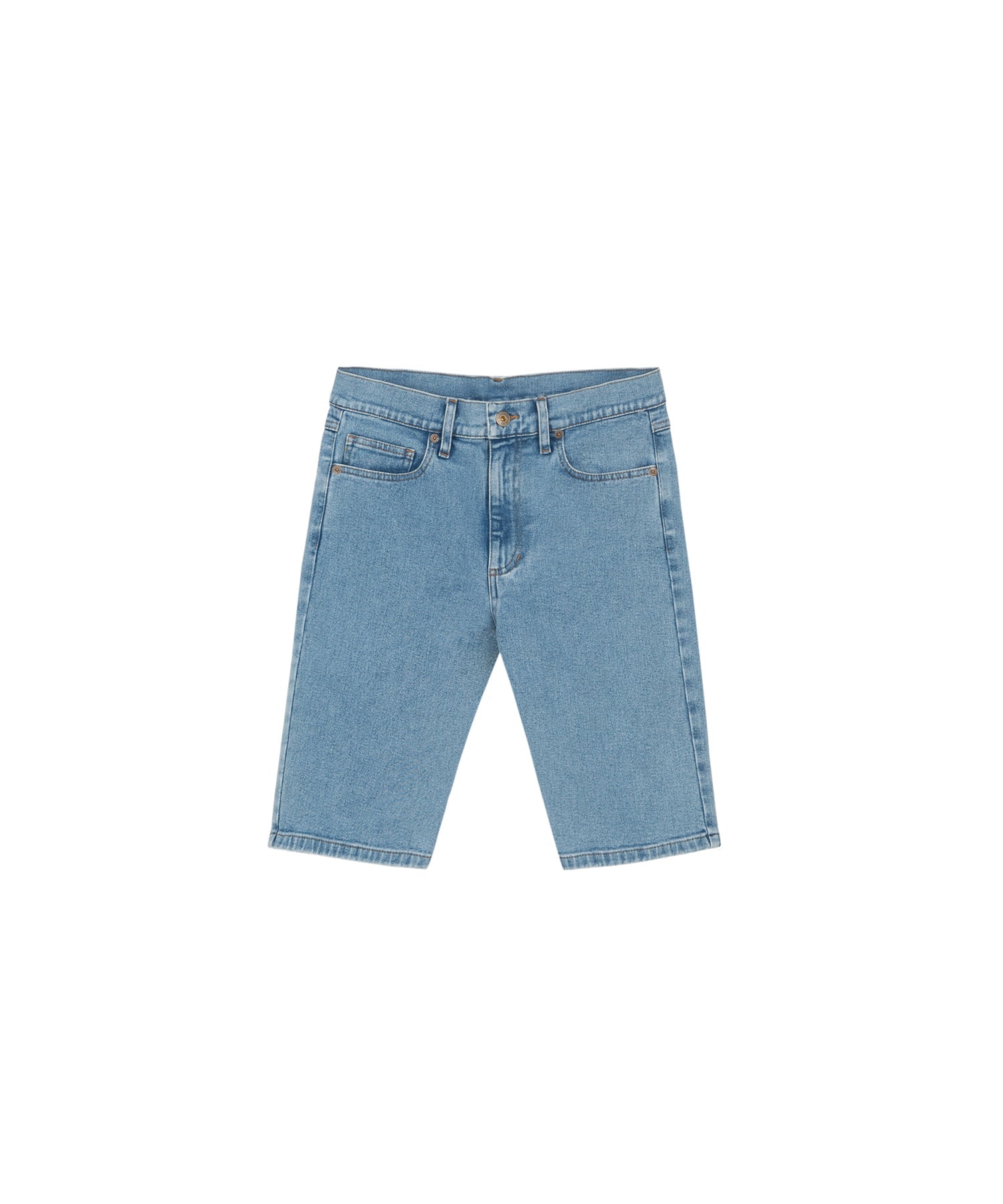 Womens | Kiki Denim Biker Shorts | Light Blue