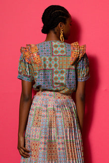 Bella Blouse Short Sleeve - Final Sale-Carolina K