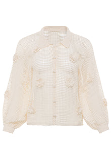 Melina Crochet Bomber - Final Sale-Carolina K