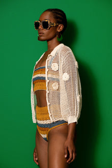 Melina Crochet Bomber - Final Sale-Carolina K