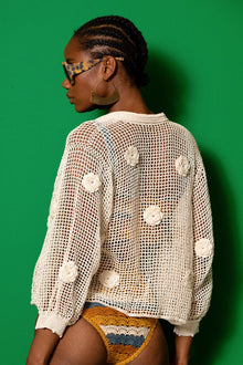 Melina Crochet Bomber - Final Sale-Carolina K