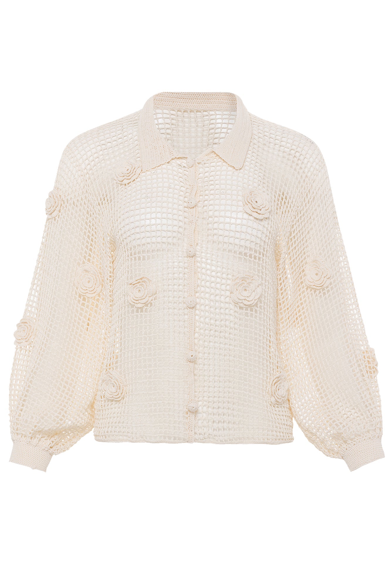 Melina Crochet Bomber - Final Sale-Carolina K