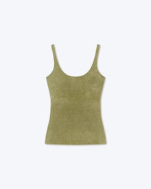 Womens | Dena Chenille Tank Top | Pistachio