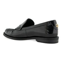 Sienna | Black Crinkle Patent Faux Leather