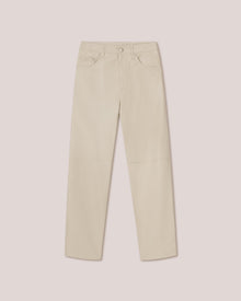 Womens | Vinni Alt-Leather Pants | Creme