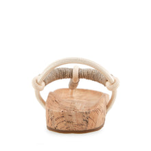 Leve Sandal Footbed | Crystal/Champagne