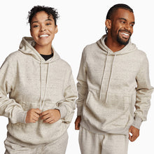 Heavyweight Recycled Fleece Hoodie | Salt + Pepper