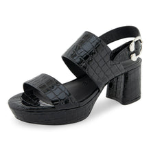 Camera | Black Croco Faux Leather