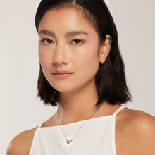 Womens | Interlocking Necklace | 14K Solid White Gold